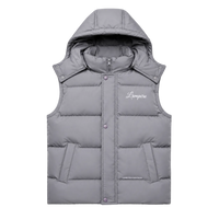 L'EMPIRE Outerwear — Bodywarmer Black Grey