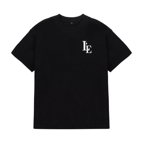L'E Collection Oversized Tee — premium heavyweight cotton, relaxed fit, subtle L'EMPIRE branding | L'EMPIRE Amsterdam