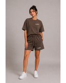 Club Summer Set flat lay — 260 gsm tee + 320 gsm shorts | L'EMPIRE Amsterdam