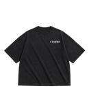 Club Summer Set Black — model wearing matching tee and shorts | L'EMPIRE Amsterdam