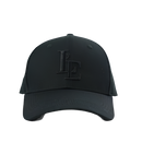 Alpha Crown Cap Blackout — flat embroidered L'EMPIRE logo, clean silhouette, all black | L'EMPIRE Amsterdam